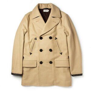 Taylor Stitch Mendocino Pea Coat in Camel Wool